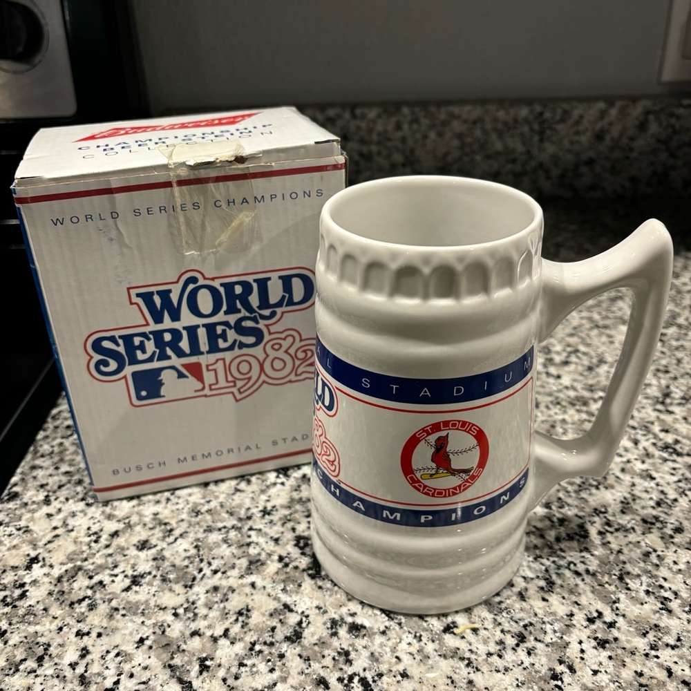 St. Louis Cardinals 1982 World Series Stein